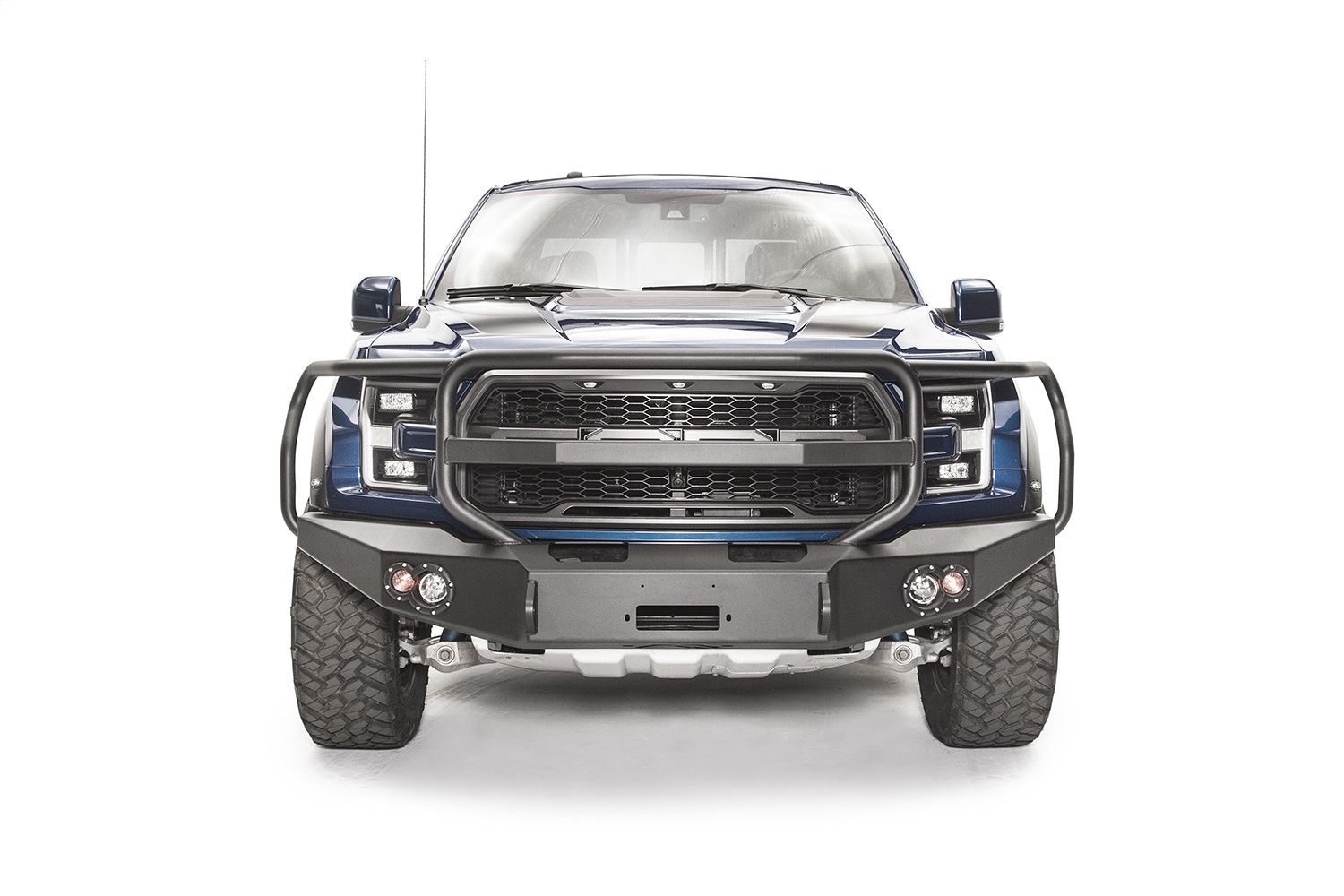 Fab Fours FF17-H4350-B - Premium Winch Front Bumper Fab Fours FF17-H4350-B - Premium Winch Front Bumper