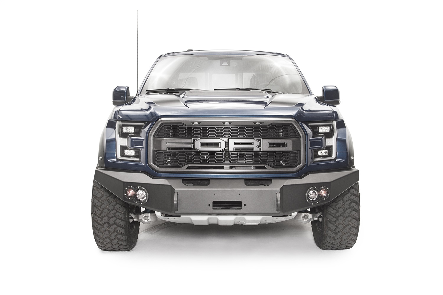 Fab Fours FF17-H4351-1 - Premium Winch Front Bumper Fab Fours FF17-H4351-1 - Premium Winch Front Bumper
