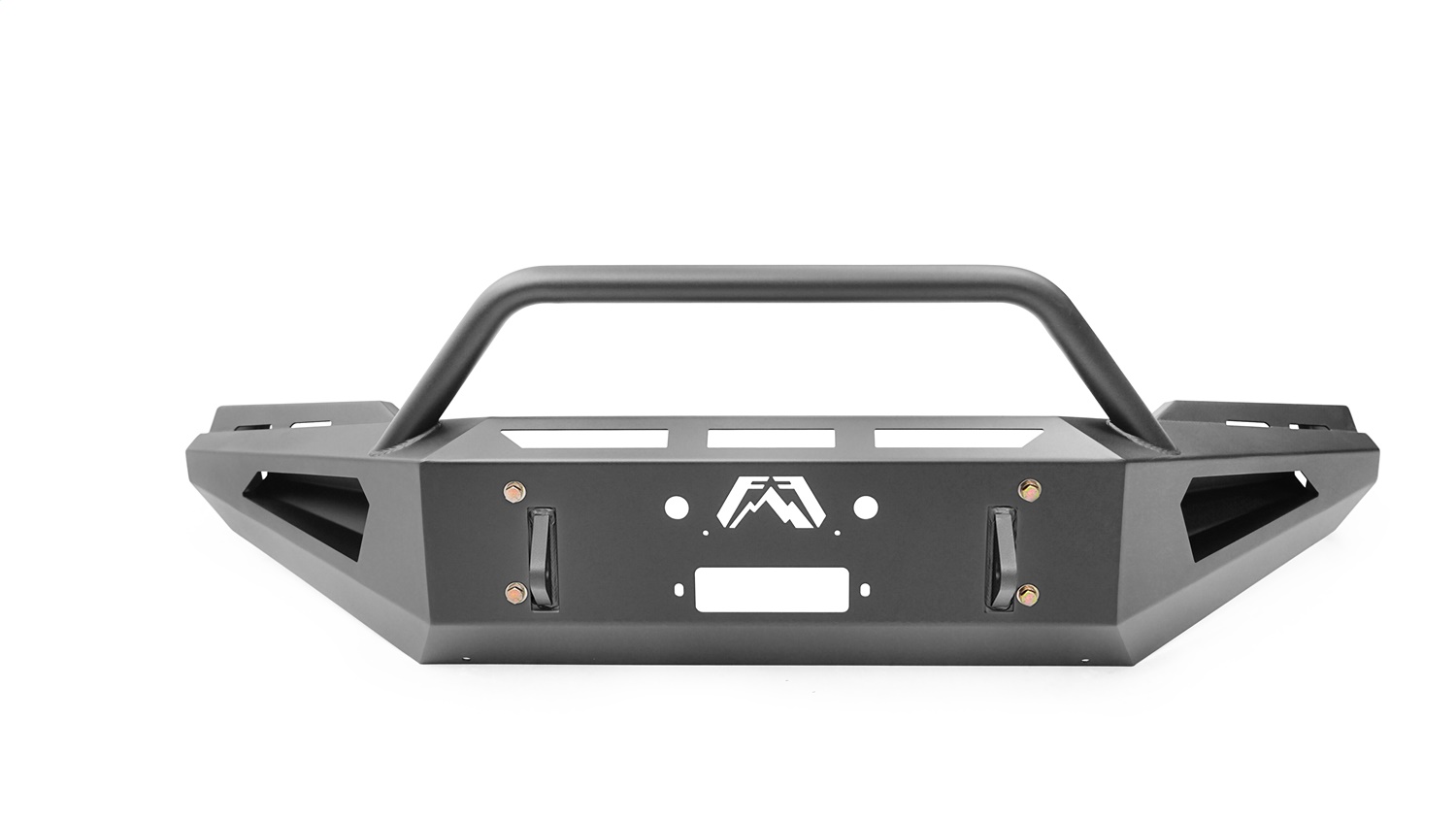 Fab Fours FF18-RS4562-1 - Red Steel Front Bumper Fab Fours FF18-RS4562-1 - Red Steel Front Bumper