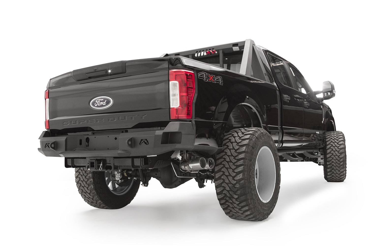 Fab Fours FS17-W4150-B - Premium Rear Bumper; Uncoated/Paintable; [AWSL];