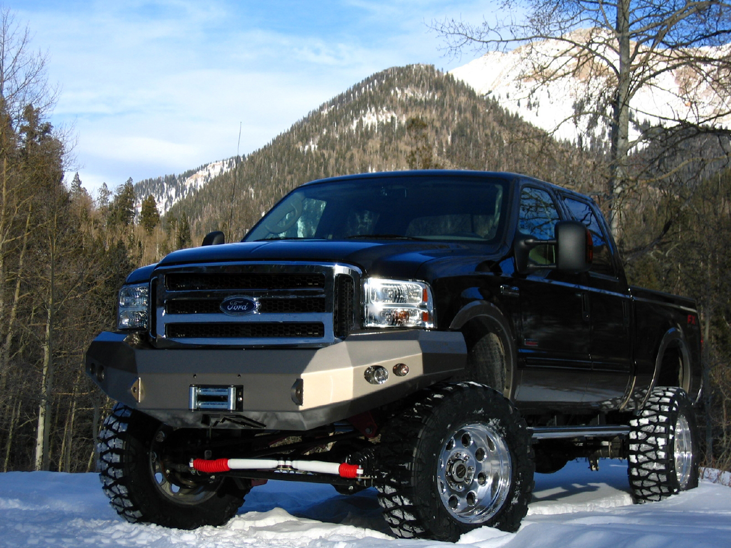 Fab Fours FS05-A1251-B - Premium Heavy Duty Winch Front Bumper
