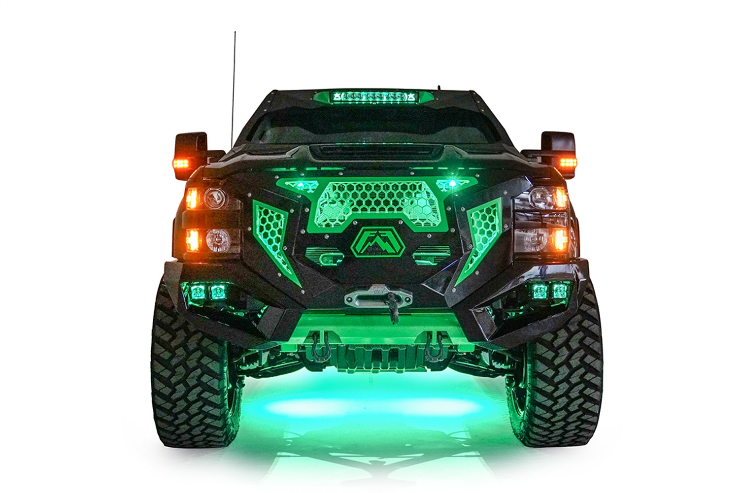 Fab Fours GR3000-B - Grumper Grill/Front Bumper Fab Fours GR3000-B - Grumper Grill/Front Bumper