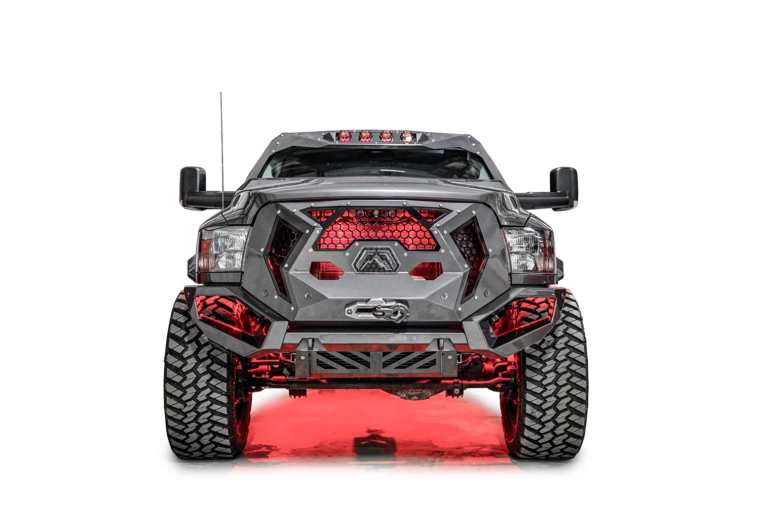 Fab Fours GR2900-B - Grumper Grill/Front Bumper Fab Fours GR2900-B - Grumper Grill/Front Bumper