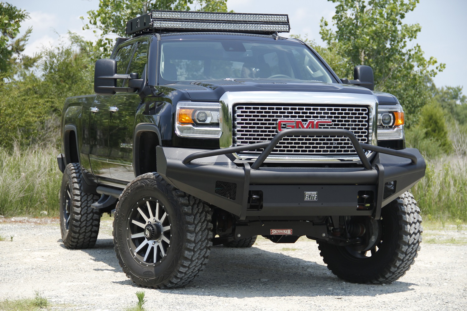 Fab Fours GM14-Q3162-1 - Elite Front Ranch Bumper Fab Fours GM14-Q3162-1 - Elite Front Ranch Bumper