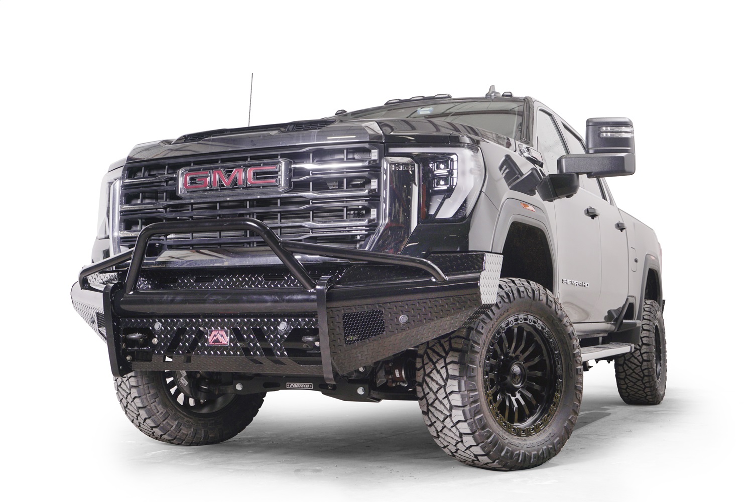 Fab Fours GM24-S6262-1 - Black Steel Front Bumper Fab Fours GM24-S6262-1 - Black Steel Front Bumper