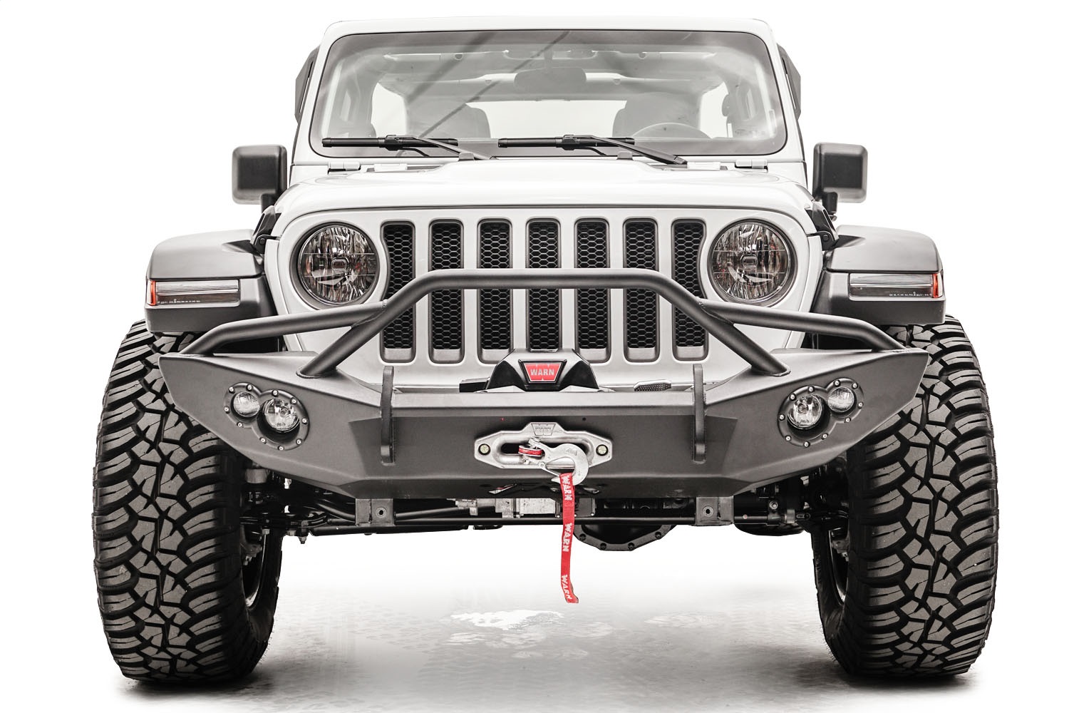 Fab Fours JL18-B4652-B - Lifestyle Winch Bumper Fab Fours JL18-B4652-B - Lifestyle Winch Bumper