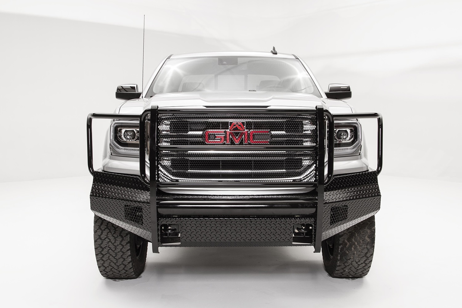 Fab Fours GS16-K3960-1 - Black Steel Front Bumper Fab Fours GS16-K3960-1 - Black Steel Front Bumper