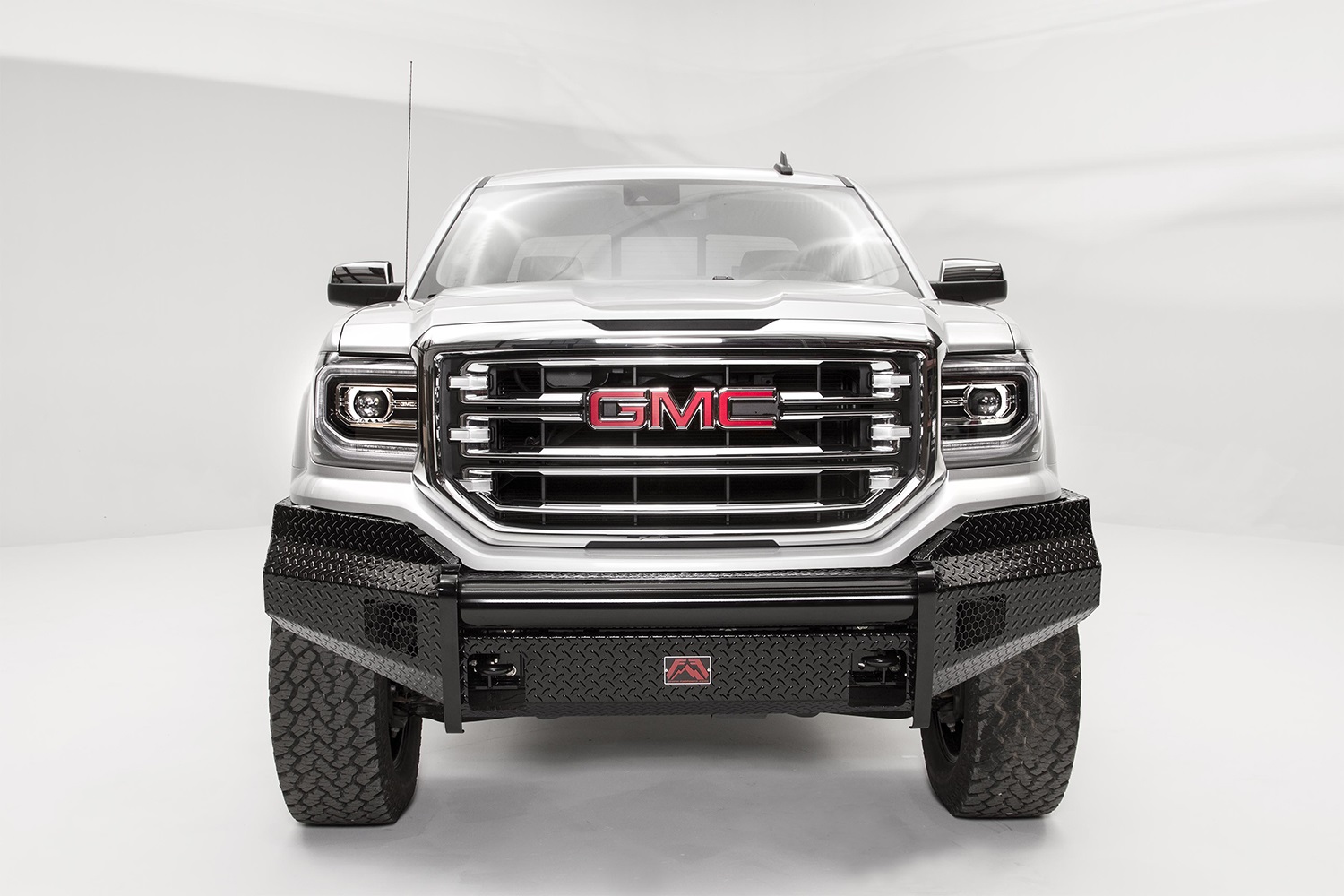 Fab Fours GS16-K3961-1 - Black Steel Front Bumper Fab Fours GS16-K3961-1 - Black Steel Front Bumper
