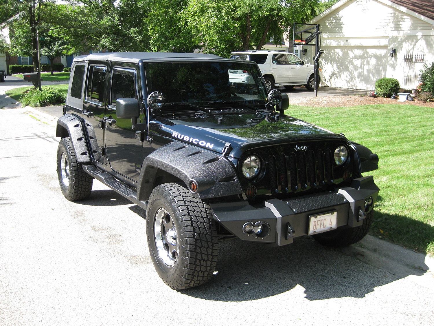 Fab Fours JK07-B1851-B - Lifestyle Winch Front Bumper