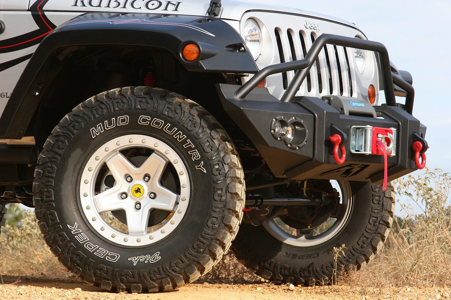 Fab Fours JK07-B1850-1 - Lifestyle Winch Front Bumper Fab Fours JK07-B1850-1 - Lifestyle Winch Front Bumper