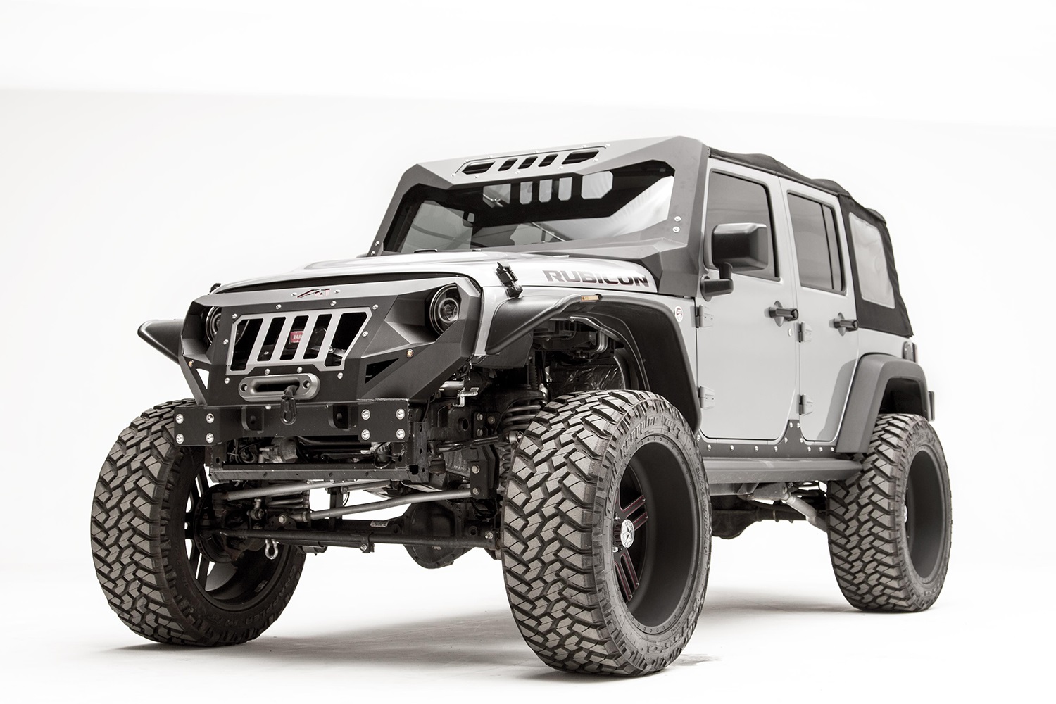 Fab Fours JK3020-B - ViCowl; Combines Roof Visor And Cowl; Bare; Fab Fours JK3020-B - ViCowl; Combines Roof Visor And Cowl; Bare;