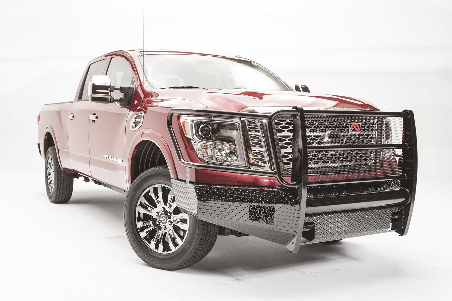 Fab Fours NT16-K3760-1 - Black Steel Front Bumper