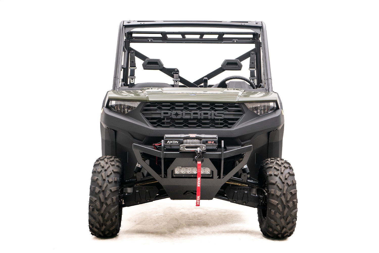 Fab Fours SXFB-1350-1 - SXS Winch Bumper; 2 Stage Matte Black Powder Coated;