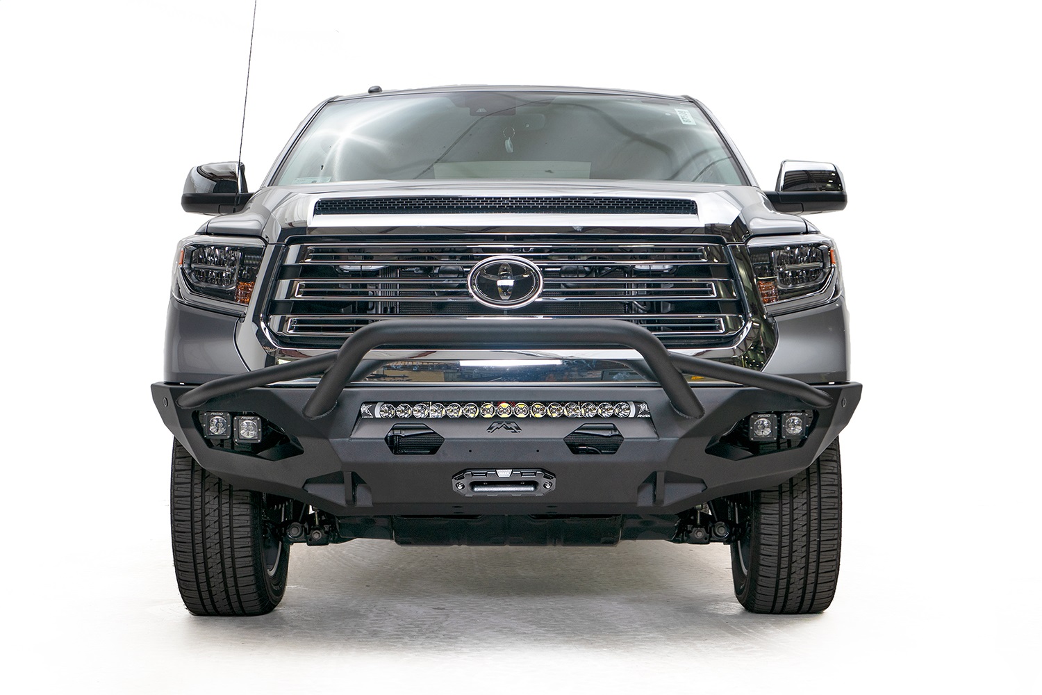 Fab Fours TT14-X3852-B - Matrix Front Bumper; w/Pre-Runner Guard; Bare Steel; Fab Fours TT14-X3852-B - Matrix Front Bumper; w/Pre-Runner Guard; Bare Steel;