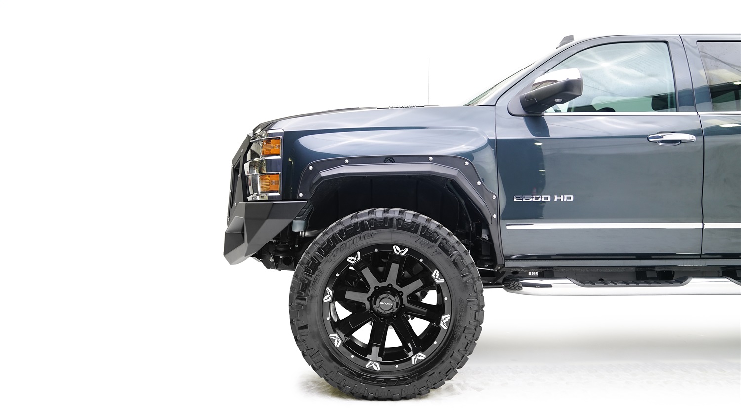 Fab Fours TF3010-1 - Open Fender Flare; Open 2 Stage Black Powder Coated; Fab Fours TF3010-1 - Open Fender Flare; Open 2 Stage Black Powder Coated;