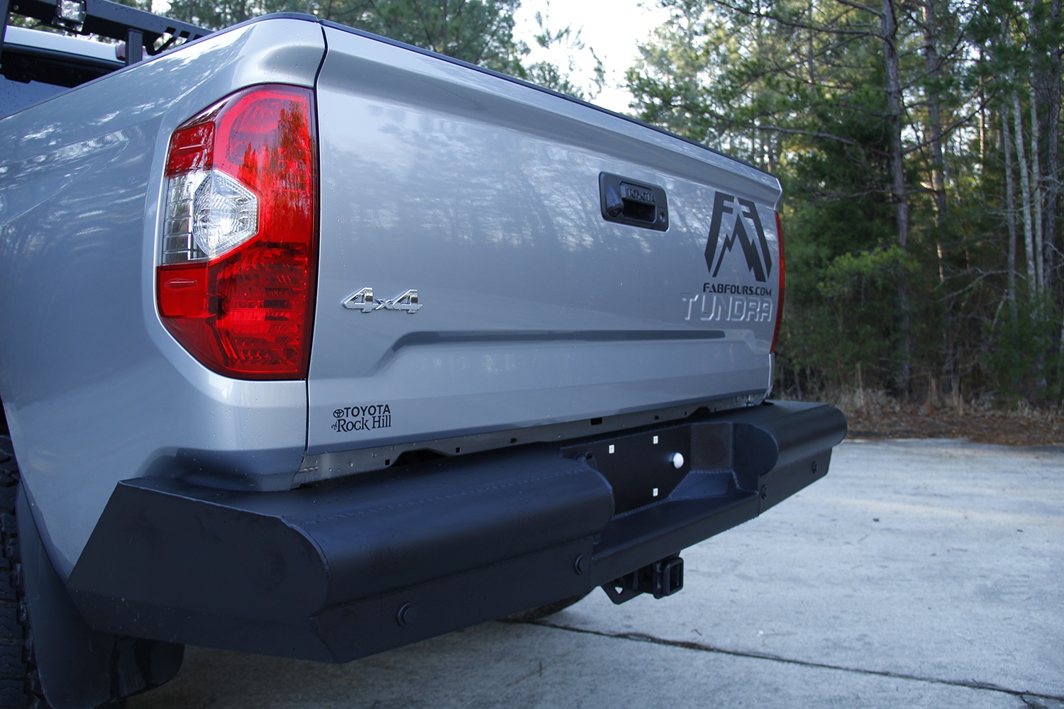 Fab Fours TT07-U1550-1 - Elite Rear Bumper; 2 Stage Black Powder Coated; Fab Fours TT07-U1550-1 - Elite Rear Bumper; 2 Stage Black Powder Coated;