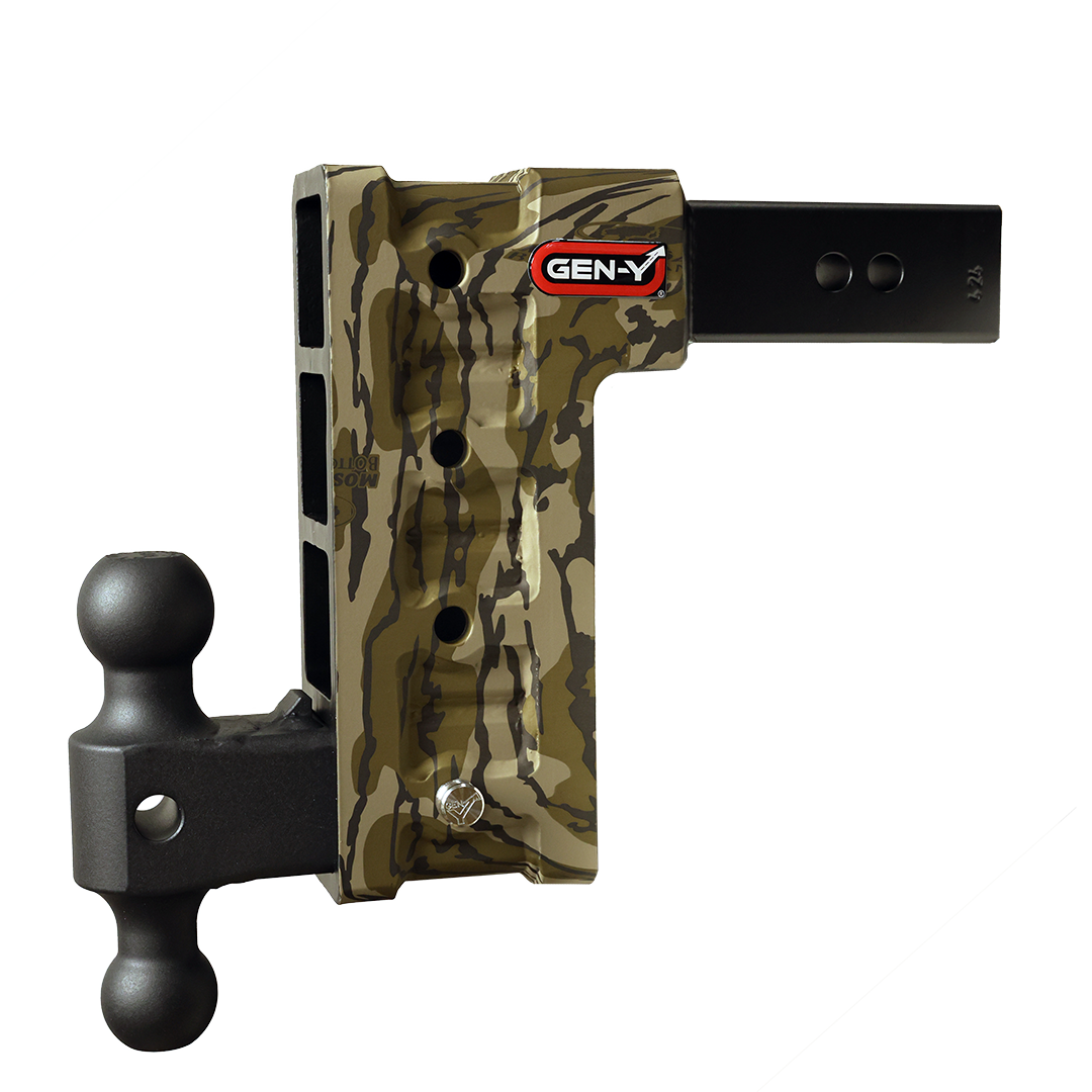 GEN-Y Hitch GH-614-MO - Gen-Y Mega Duty 2.5in Shank 9in Drop 3K TW 21K Hitch w/GH-061 Dual-Ball - Mossy Oak