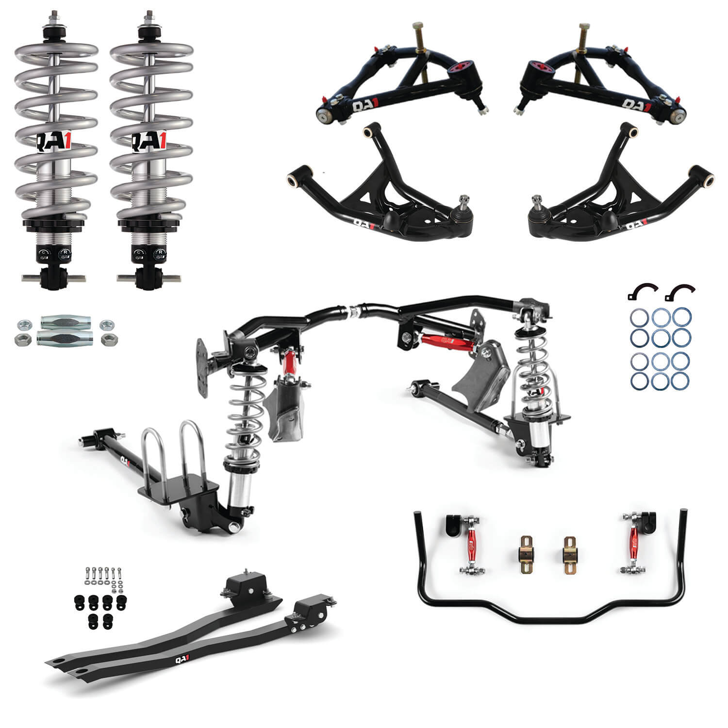 QA1 DK42-GMF2 - 70-74 GM F-Body Level 2 Drag Kit 2.0 w/ Shocks