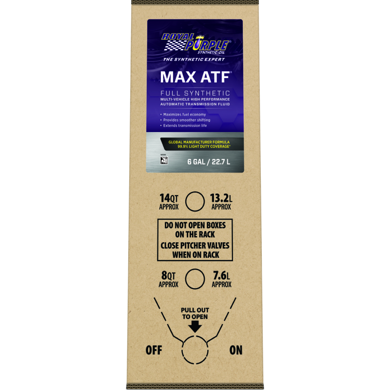 Royal Purple 61320 - Max ATF Automatic Transmission Fluid - 6 Gallon Bag-In-Box Royal Purple 61320 - Max ATF Automatic Transmission Fluid - 6 Gallon Bag-In-Box