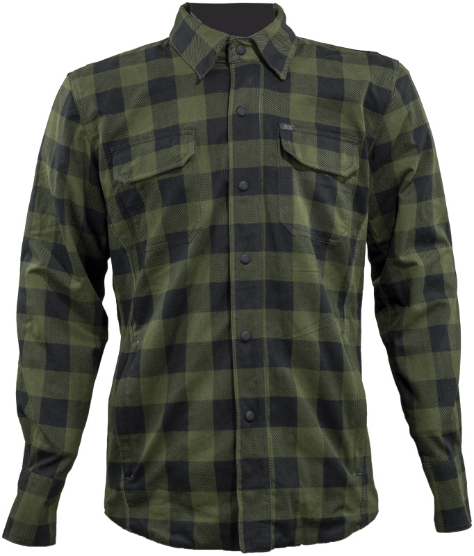 Speed and Strength 609885 - True Grit Armored Motoshirt Olive/Black - XL