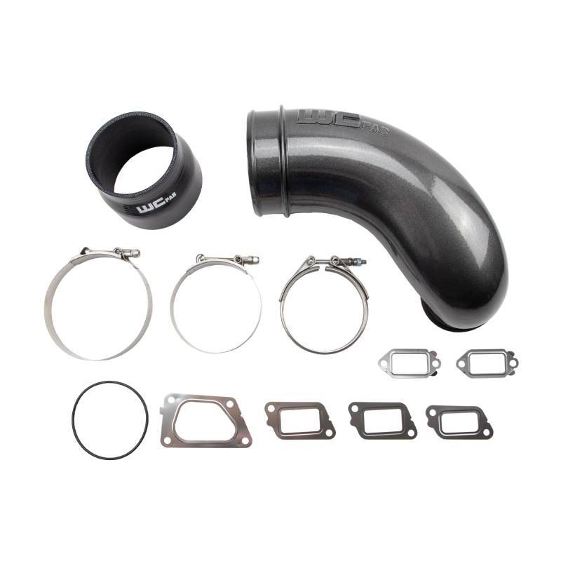 Wehrli WCF100417-IBB - 11-16 Duramax LML 5in. Intake Horn Kit - Illusion Blueberry