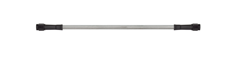 Goodridge 30364TB-CL - 64in Universal Brake Line Assembly w/Black Zinc Fittings & Clear Hose