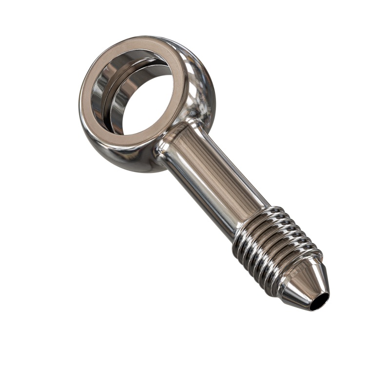 Goodridge PB592-03C - Straight Banjo Adaptor for 3/8 or M10 Bolt