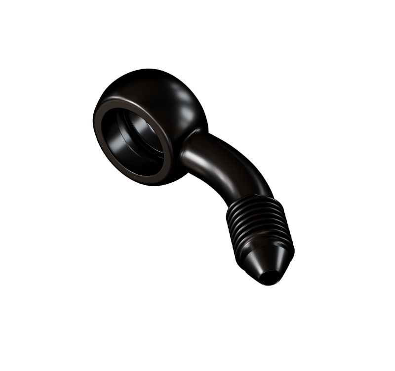 Goodridge PB594-03CBK - 45 Deg Banjo Adaptor for 3/8 or M10 Bolt