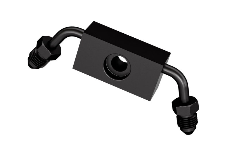 Goodridge PMCHD-023ZBK - 12-17 Harley Davidson Dyna Models Front ABS Manifold (Single Disc)