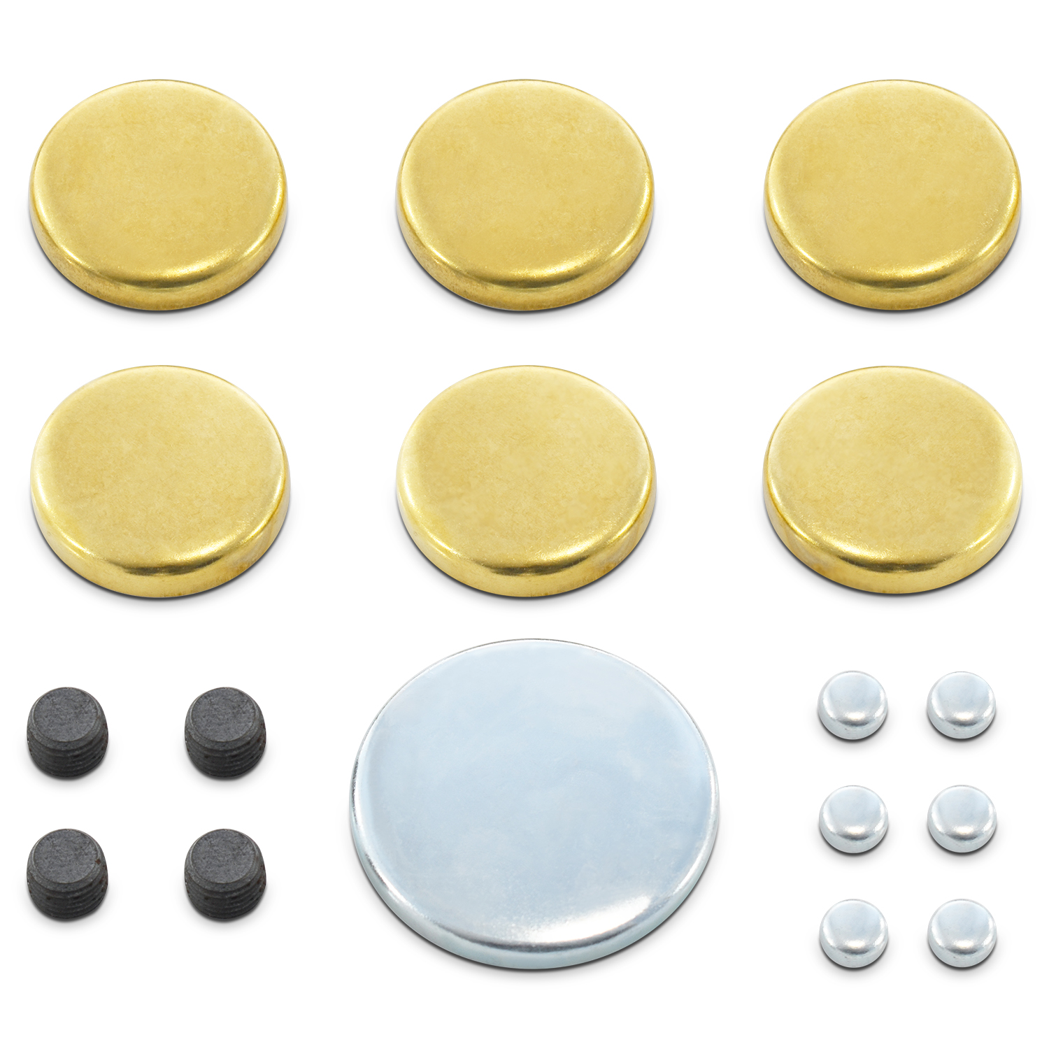 Proform 66554 - Brass Freeze Plug Kit For Ford 352/390/428 Engines All Sizes Needed Included