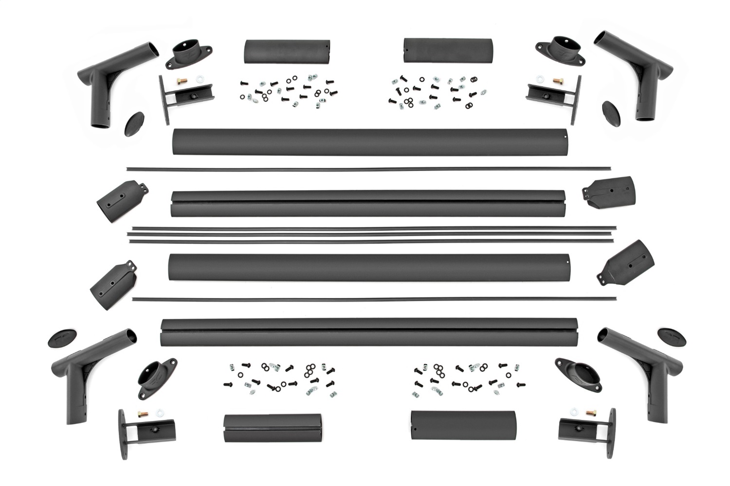 Rough Country 10204 - Bed Rack - Half Rack - Aluminum - Chevy Silverado 1500 2WD/4WD (2019-2024) Rough Country 10204 - Bed Rack - Half Rack - Aluminum - Chevy Silverado 1500 2WD/4WD (2019-2024)