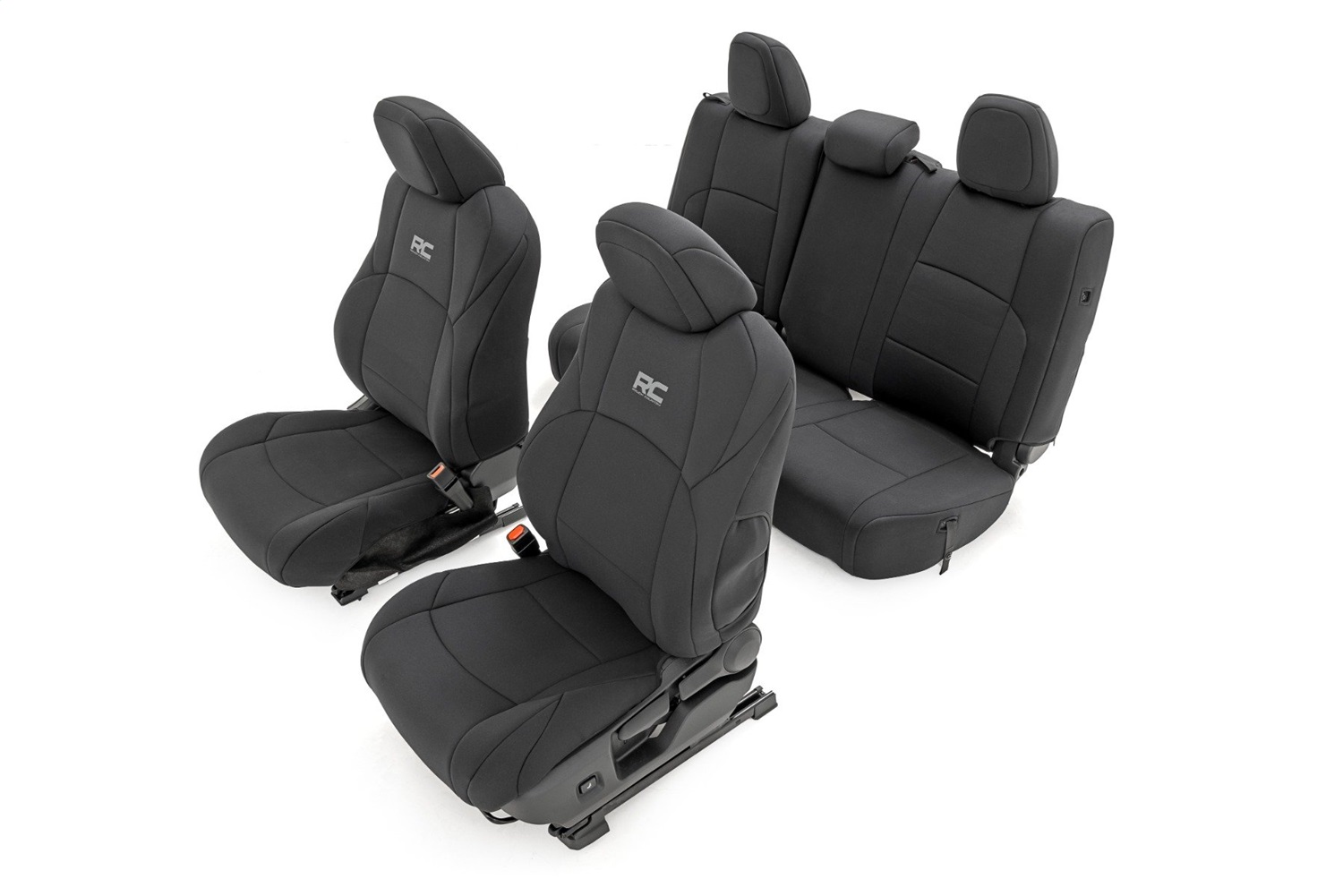 Rough Country 91062 - Seat Covers - FR & RR - Crew Cab - Toyota Tacoma 2WD/4WD (2024) Rough Country 91062 - Seat Covers - FR & RR - Crew Cab - Toyota Tacoma 2WD/4WD (2024)
