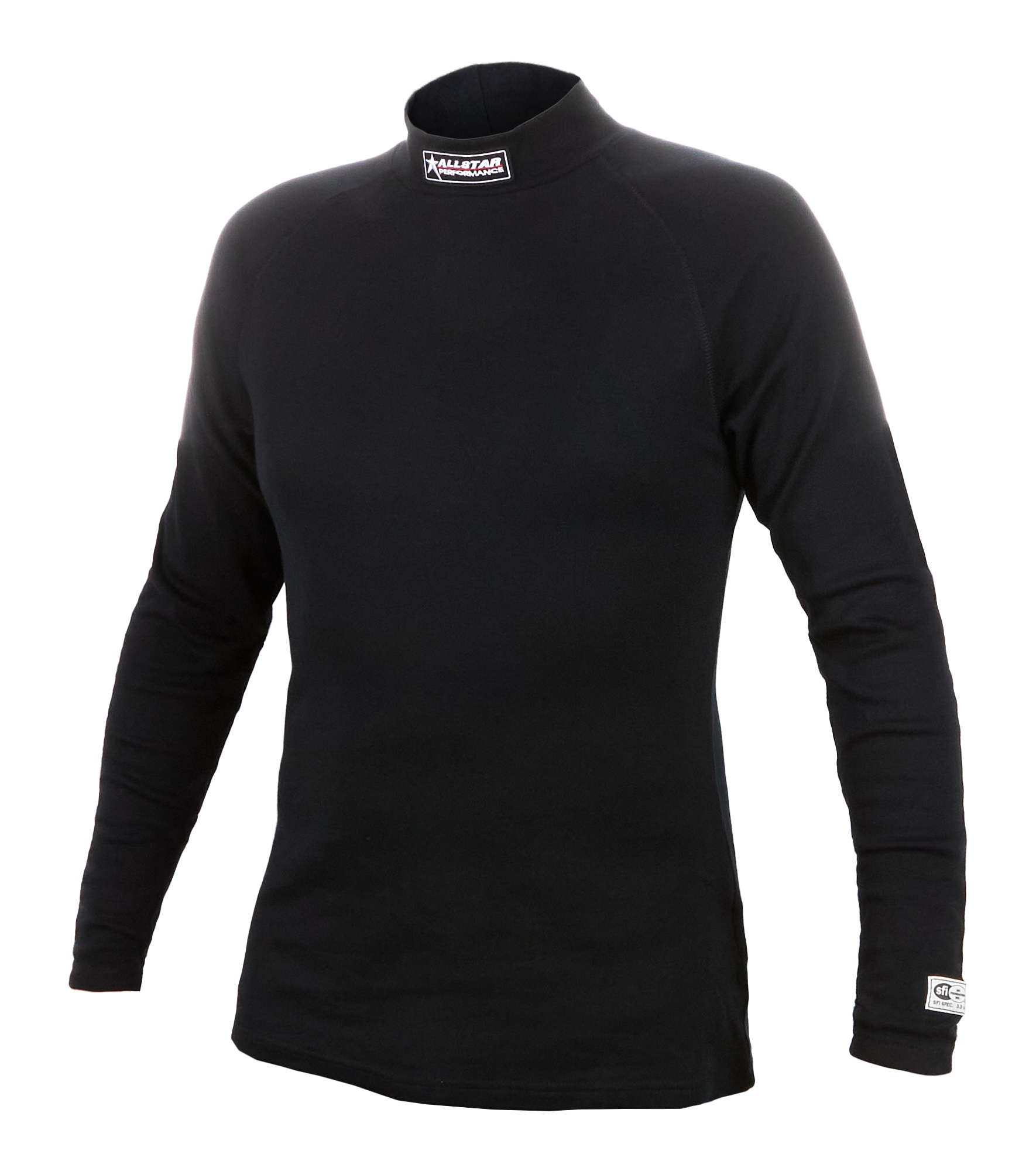 AllStar Performance ALL926114 - SFI 3.3 FR Underwear Top Black LRG