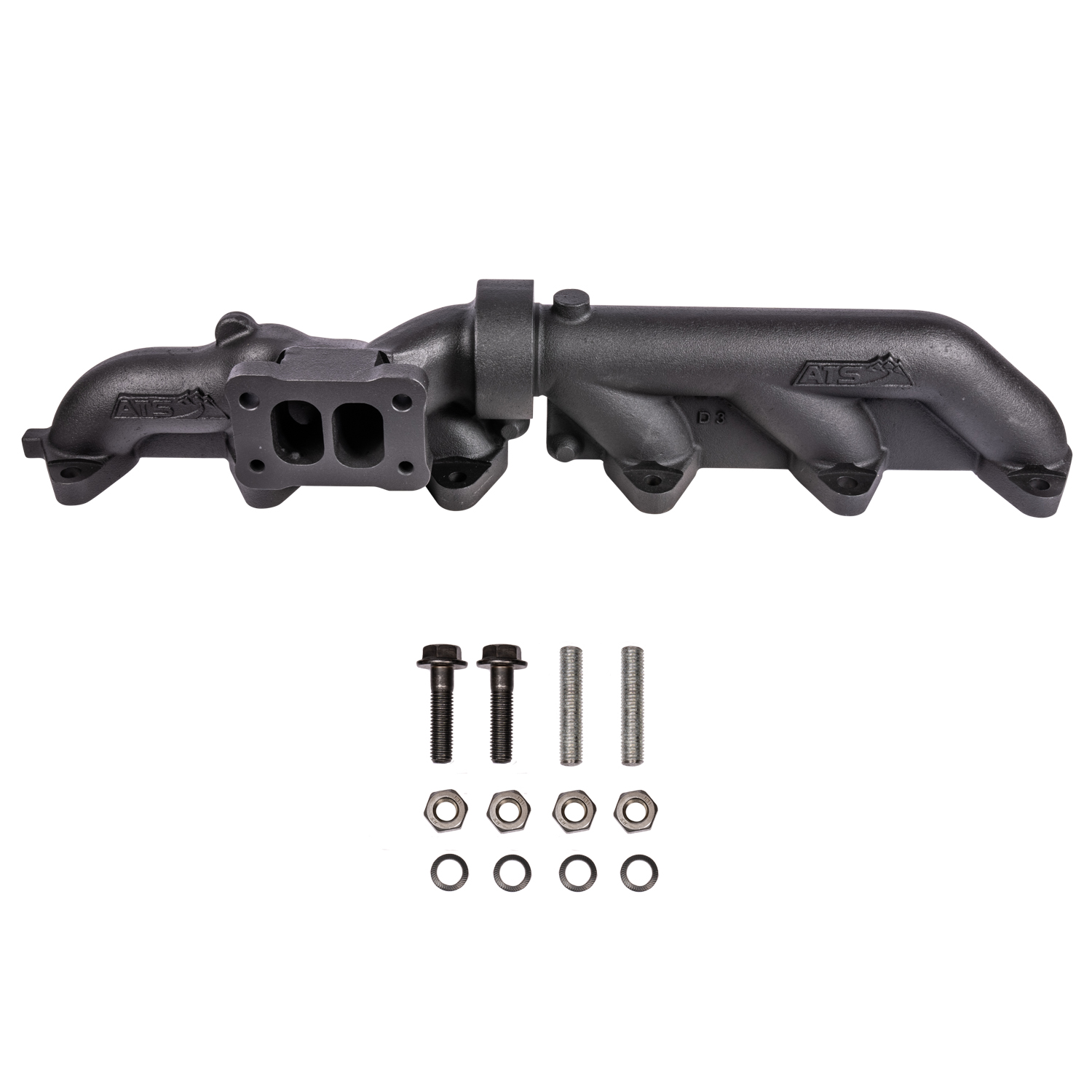 ATS Diesel 204-910-2272 - Pulse Flow Exhaust Manifold Kit Fits 2003-2007 5.9L Cummins 2-Pc T3 With Turbo Flange Hardware ATS ATS Diesel 204-910-2272 - Pulse Flow Exhaust Manifold Kit Fits 2003-2007 5.9L Cummins 2-Pc T3 With Turbo Flange Hardware ATS