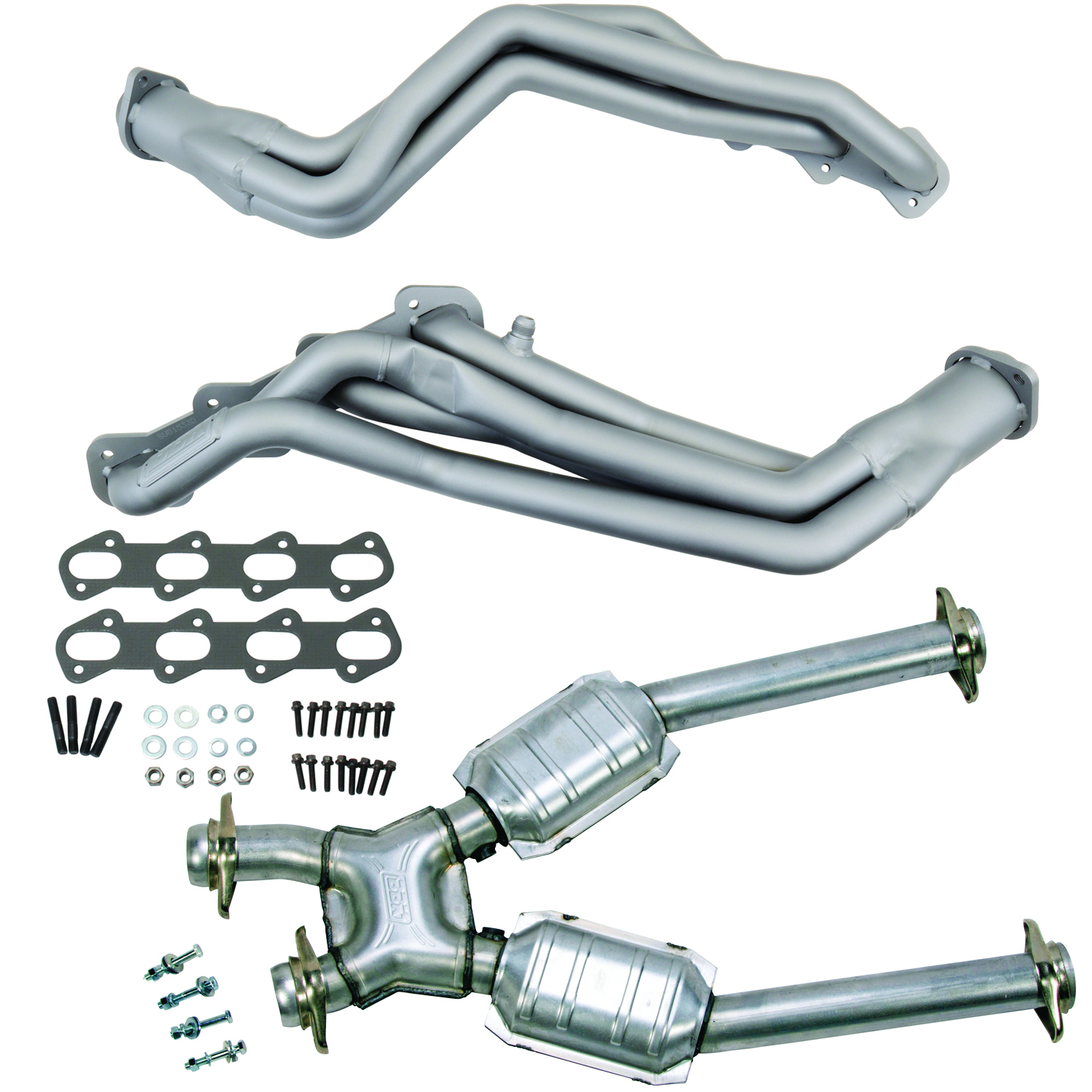 BBK 15332 - 99-04 Ford Mustang Cobra/Mach1 1-5/8 Long Tube Headers w/High Flow Catted X-Pipe (Ti Ceramic) BBK 15332 - 99-04 Ford Mustang Cobra/Mach1 1-5/8 Long Tube Headers w/High Flow Catted X-Pipe (Ti Ceramic)