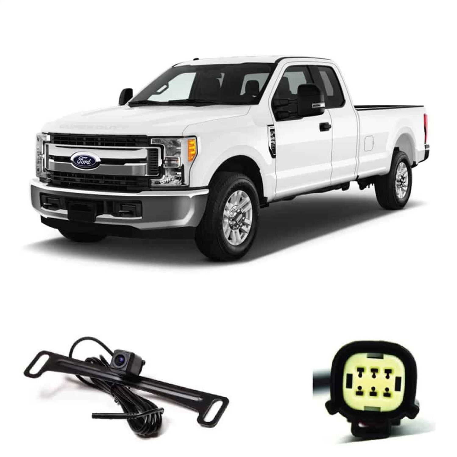 Brandmotion 9002-7452 - For Ford Super Duty Factory Tailgate Harness w/Dual Mount Camera