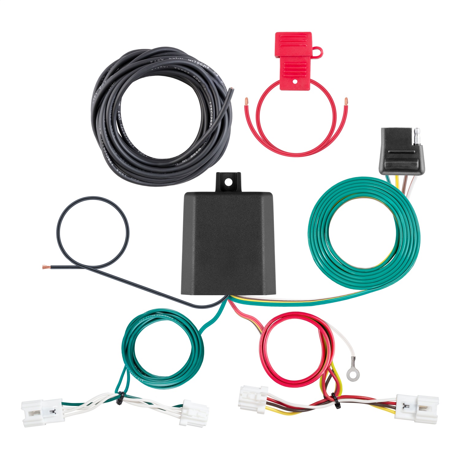 CURT 56500 - Custom Wiring Harness, 4-Way Flat Output, Select Nissan Sentra
