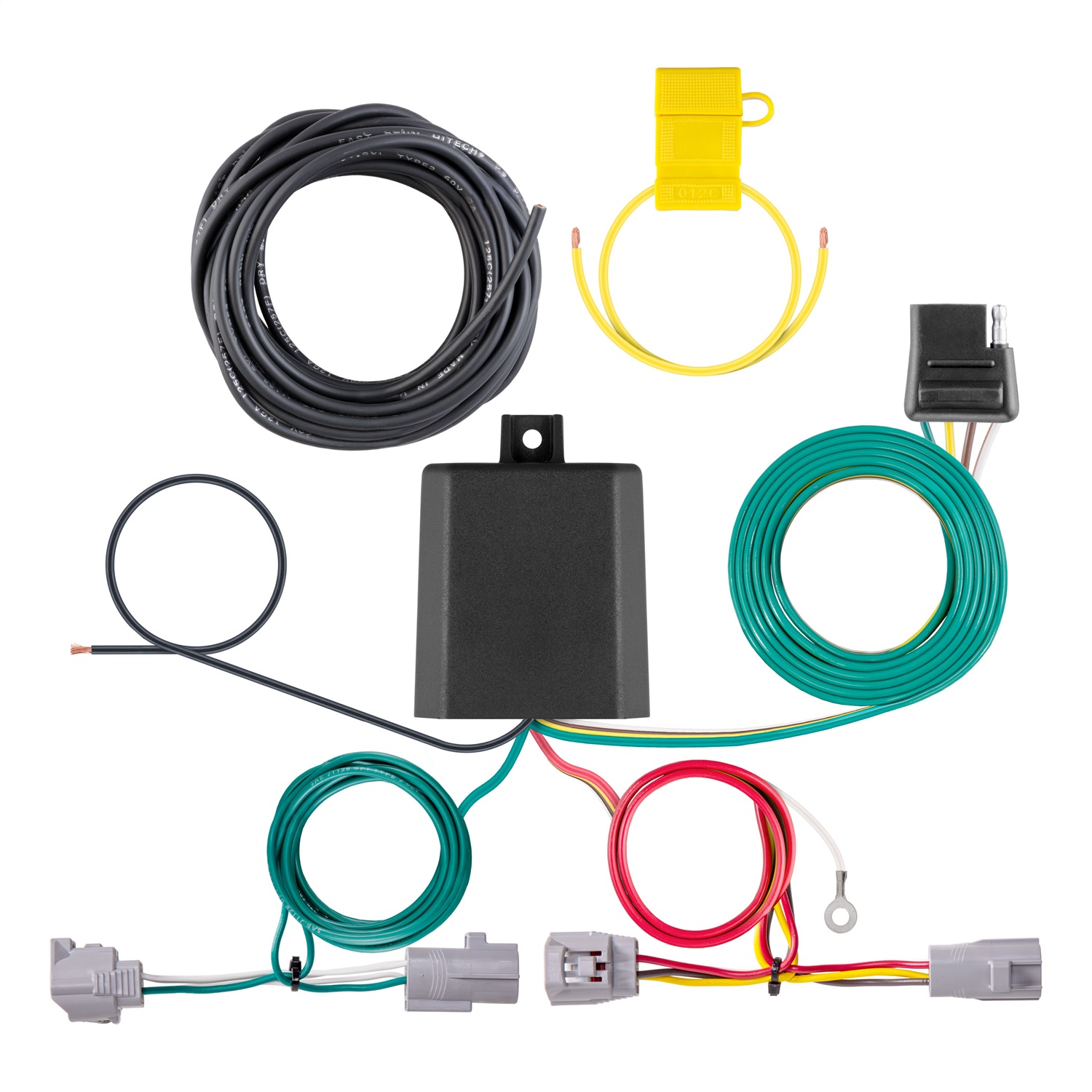 CURT 56517 - Custom Wiring Harness, 4-Way Flat Output, Select Toyota Corolla Cross, C-HR