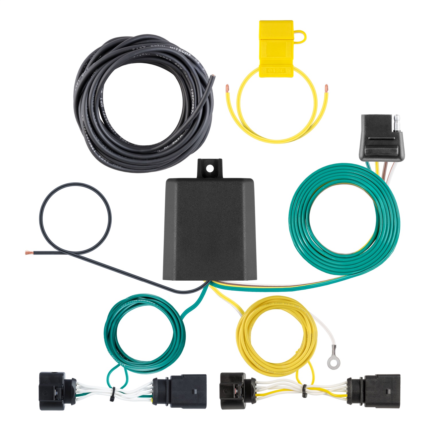 CURT 56523 - Custom Wiring Harness, 4-Way Flat Output, Select Volkswagen Jetta CURT 56523 - Custom Wiring Harness, 4-Way Flat Output, Select Volkswagen Jetta