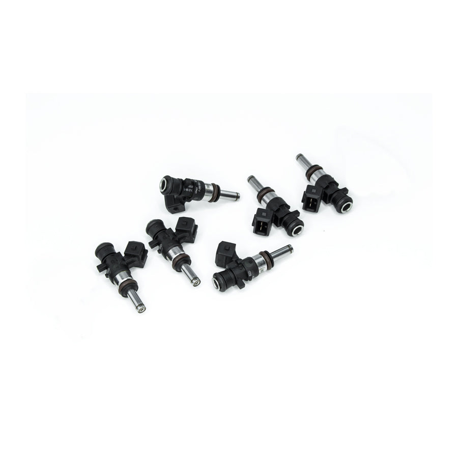 Deatschwerks 16MX-00-0500-6 - Bosch EV14 Universal 40mm Compact Matched Set of 6 Injectors 500cc (Extended Nozzle)