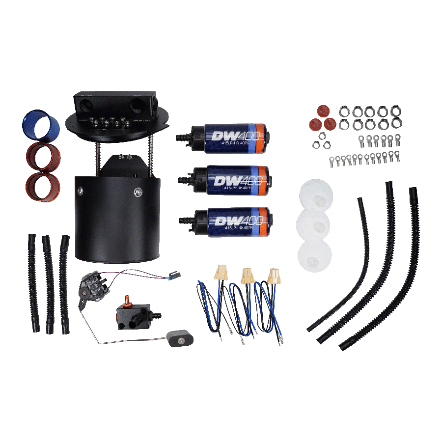 Deatschwerks 9-401-7032 - X3 Series Fuel Pump Module w/ Triple DW400 Fuel Pumps for 2011-2024 Ford Mustang Deatschwerks 9-401-7032 - X3 Series Fuel Pump Module w/ Triple DW400 Fuel Pumps for 2011-2024 Ford Mustang