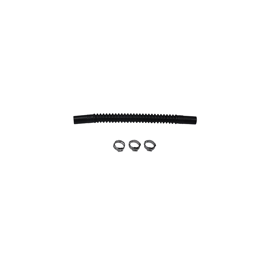 Deatschwerks 9-CT-6-38 - Convoluted Tubing 150mm Length x 10mm ID Side 1 x 10mm ID Side 2 - Black Deatschwerks 9-CT-6-38 - Convoluted Tubing 150mm Length x 10mm ID Side 1 x 10mm ID Side 2 - Black