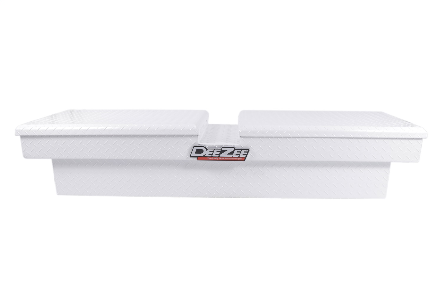 DEE ZEE DZ8370WH - Deezee Universal Tool Box - Red Crossover - Double BT Alum (White)