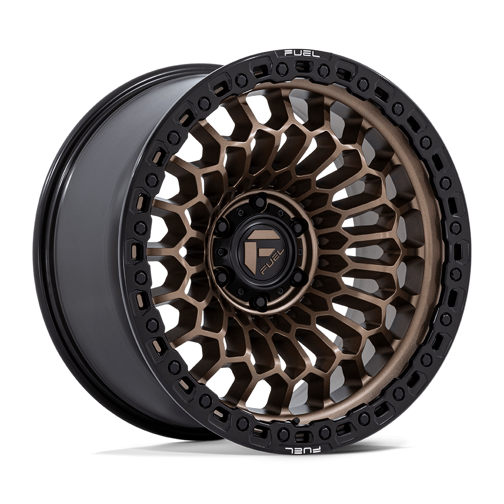 Fuel Wheels FC870ZB20106818N - Fc870 Sinister 20X10 Matte Bronze W/ Matte Black Lip
