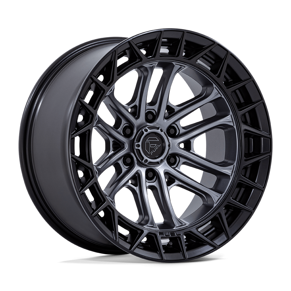 Fuel Wheels FC874AB20106318N - Fc874 Celsius 20X10 Matte Gunmetal W/ Matte Black Lip