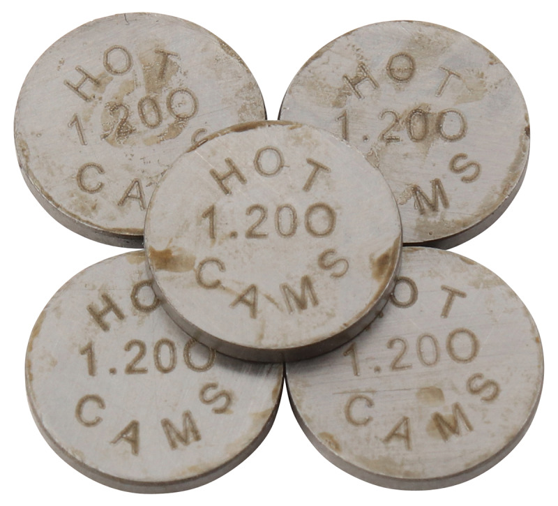 Hot Cams 5PK948120 - 04-08 400 DVX/02-16 CRF 450 R 1.200mm Shim Kit - 5 Pack Hot Cams 5PK948120 - 04-08 400 DVX/02-16 CRF 450 R 1.200mm Shim Kit - 5 Pack