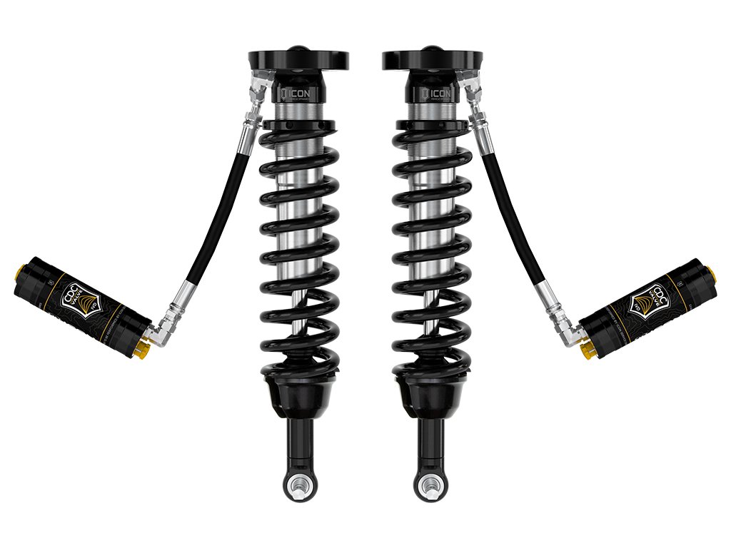 Icon 71657C - 21-24 GM Tahoe/Suburban/Yukon/Yukon XL 2.5-3.25in Lift Front V.S. 2.5 Series Coilover Kit Icon 71657C - 21-24 GM Tahoe/Suburban/Yukon/Yukon XL 2.5-3.25in Lift Front V.S. 2.5 Series Coilover Kit