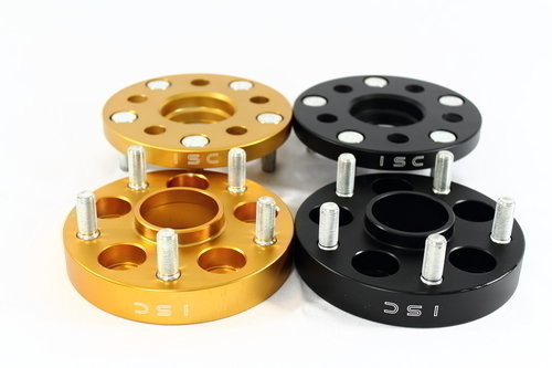 ISC Suspension ISC-WA15G - 5x100 to 5x114 15mm Wheel Adapters Gold - Set of 4 ISC Suspension ISC-WA15G - 5x100 to 5x114 15mm Wheel Adapters Gold - Set of 4