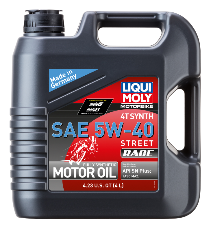Liqui Moly 20076 - 4L Motorbike 4T Synth 5W40 Street Race Liqui Moly 20076 - 4L Motorbike 4T Synth 5W40 Street Race