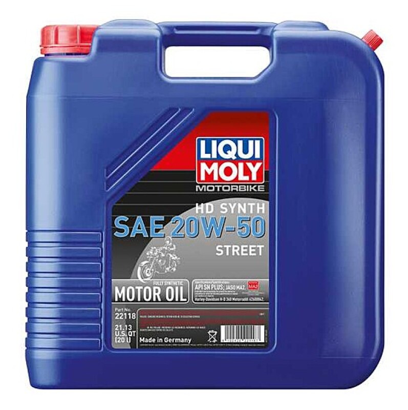 Liqui Moly 22118 - 20L Motorbike HD Synth SAE 20W50 Street